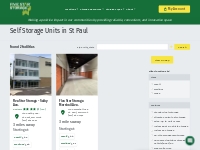 Rent Your Self Storage Unit in St Paul, MN | Five Star Storage