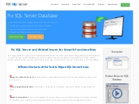 Fix SQL Server Database File with SQL Data Fix Tool