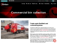 Commercial bin collection - Fletchers Waste Management