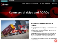 Commercial skips and ROROs - Fletchers Waste Management