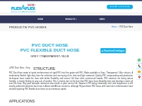 PVC FLEXIBLE DUCT HOSE - PVC Duct Hose Suppliers -FlexaFlex