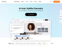 AI Subtitle Generator - Auto Generate Subtitles Online | FlexClip