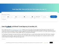 Travel Agency in London UK | Best Travel Agents | FlightsPro