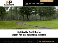 Tampa Bay, Florida Golf Cart Paths  and Asphalt Paving Contractor