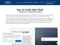 How to Install Solar Panel on Bimini | Fly Solartech