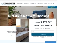 Custom Indoor Seat Cushions for Any Room | FoamOrder