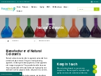 Organic Natural Colorants Manufacturer - FocusHerb