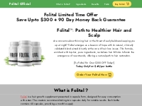 Folital(TM) USA Official: Natural Solution for Hair Regrowth