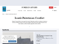 Israeli-Palestinian Conflict | Foreign Affairs