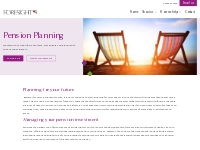 Pension Planning | Foresight Financial Planning | Exeter, Devon