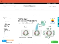 Plantable Wedding Invitations - Seeded paper invitations - Seed paper 