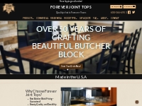 Custom Butcher Block Countertops | Forever Joint Tops