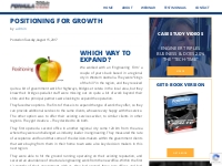   positioning for Growth | FormulaforBusiness