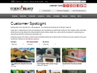 Customer Spotlight - Forno Bravo. Authentic Wood Fired Ovens