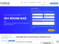 304 Round Bar Stock | Forte Precision Metals, Inc.