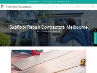 Sub Floor Installation, Subfloor Repair Contractors Melbourne