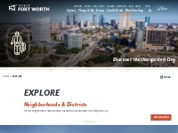 Find Neighborhoods in Fort Worth | Downtown   Cultural Districts