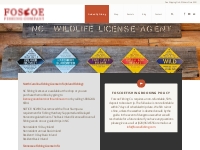 Fishing License - Foscoe Fishing Company