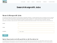 Search Nonprofit Jobs at Foundation List | National Nonprofit Job Post