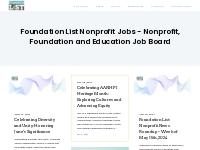 Nonprofit News at Foundation List - Employment Tips and News