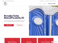 Portable Toilet in Pocatello, ID | Portable Toilets For Rent Near Me |