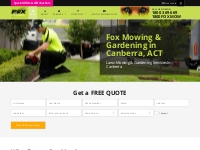 Lawn Mowing Canberra | Garden Services Canberra