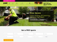 Free Quote - Lawn Mowing   Gardening Services – Fox Mowing ACT