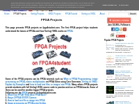 FPGA Projects - FPGA4student.com