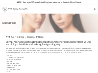 Dermal Fillers - FTT Skin Clinics