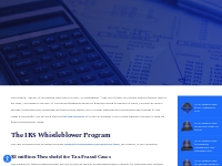 Report Tax Fraud   Tax Evasion | Whistleblower Compensation