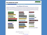             Free website hit counter - website counter - hit counter -