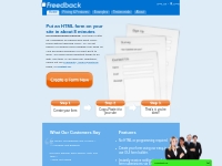 Quick   Easy Online Form Builder for HTML Forms | Freedback