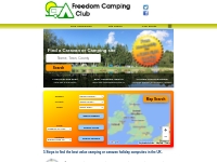 Freedom Caravan and Camping Club, Free campsite search