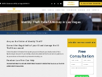 Identity Theft Relief Attorney in Las Vegas - Freedom Law Firm