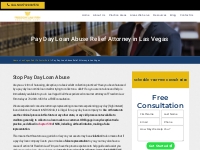 Nevada Pay Day Loan Abuse Relief Attorney in Las Vegas - Freedom Law F