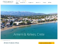 Villas in Armeni, Crete to Rent | Luxury Armeni-Kalives Holiday Villa 
