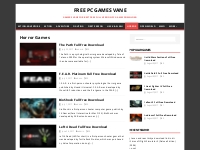 Horror Games Archives - Free PC Games Vane