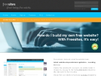 Free website maker Australian Create a free website. how to build my o