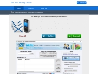 Text message software for blackBerry mobile phones sends unlimited tex
