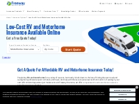              Cheap RV or Motorhome Coverage | Freeway Insurance