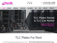 TLC Car Rental - TLC Plates Rental - TLC Cars For Rent - Friendly