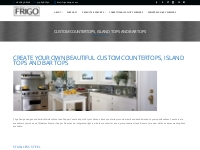 Custom Countertops, Island Tops   Bar Tops | Frigo Design
