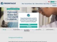 Compound Screening   Frontage Laboratories