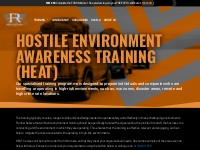 Hostile Environment Awareness Training (HEAT) | Frontier Risks Group