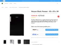 Hoover Black Freezer - Compact and Sleek Design