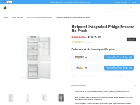 Hotpoint Integrated Fridge Freezer - 250L No Frost