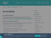 Accessibility | FSB, The Federation of Small Businesses