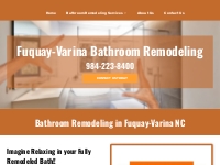       Bathroom remodeling in Mooresville and surrounding areas.