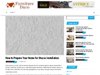 How to Prepare Your Home for Stucco Installation - Furniture Duco