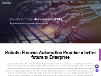 Cognitive Solutions | Robotic Process Automation Services| Futurism Te